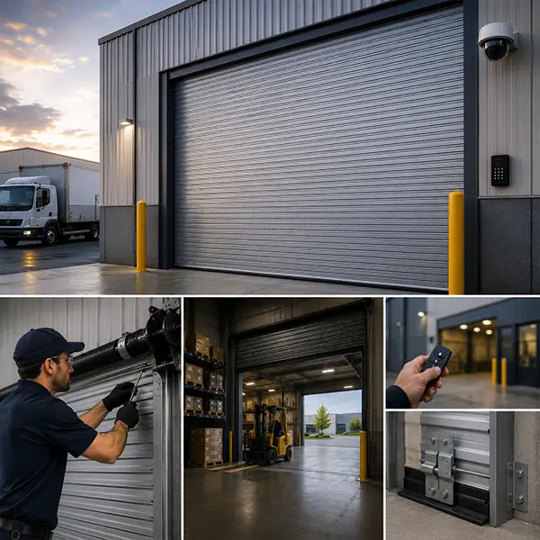 Enhanced security commercial garage door services in McKinney TX