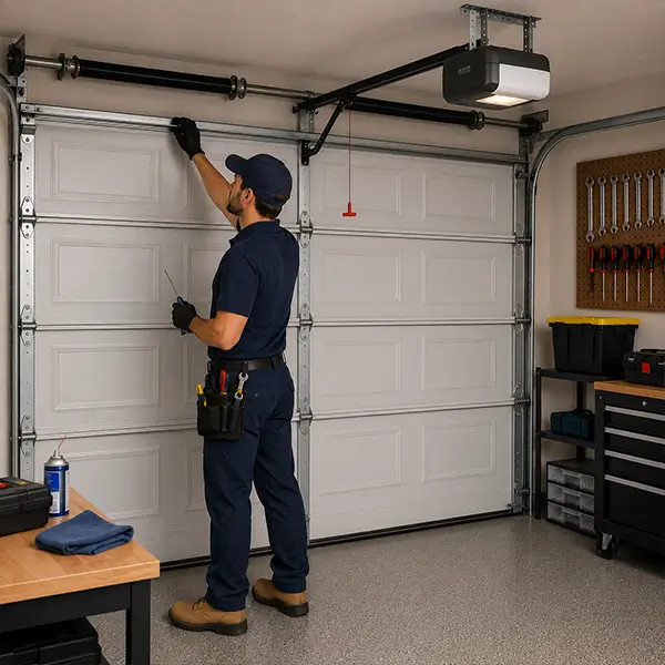 Garage door maintaining service in McKinney TX